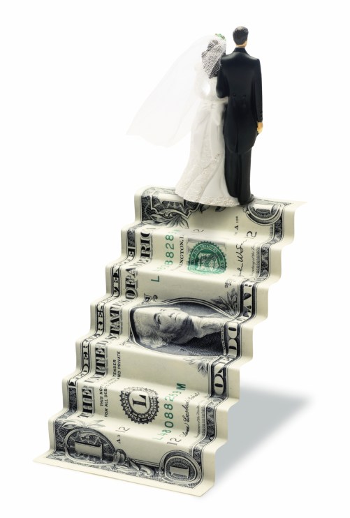 dollar-steps-money-marriage-wedding-bride-groom-bill